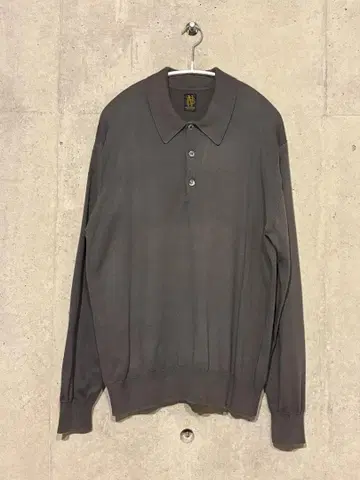 BATONER THE SEAISLAND COTTON POLO Gray