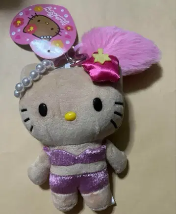 HELLO KITTY GOGO 갸루 꼬리 달린 마스코트 키링 일광화상