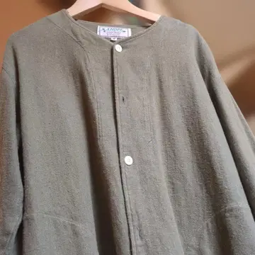 A HOPE HEMP M 사이즈 긴팔 셔츠 올리브