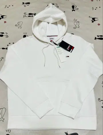 타미 힐피거 미사용 새상품 여성용 맨투맨 후드티 M