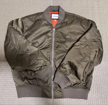 LACOSTE 나일론 자켓 올리브 MA1