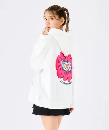 Angelblue 후드 부착 후드티 화이트 정가 9900엔