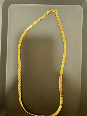 골드 컬러 골드 여성용 목걸이 유품 정리 50cm