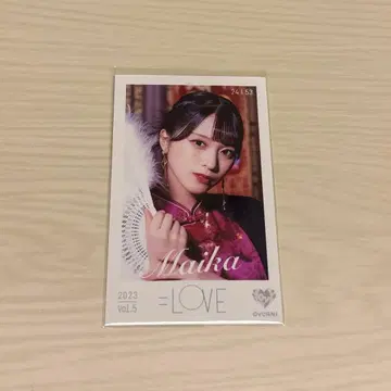 =LOVE 이코러브 사사키 마이카 미니 포토 카드 2023 junkies