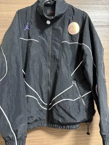 Jordan 블랙 나일론 자켓 L