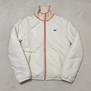라코스테 다운 자켓 리버서블 화이트 42 L-XL 사이즈