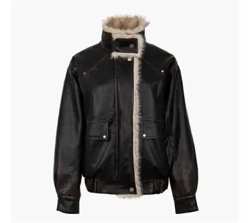 Roughneck Washed leather mustang jacket