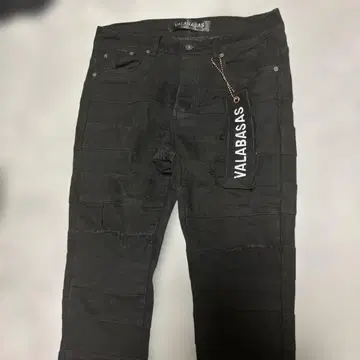 VALABASAS 블랙 플레어 데님 32