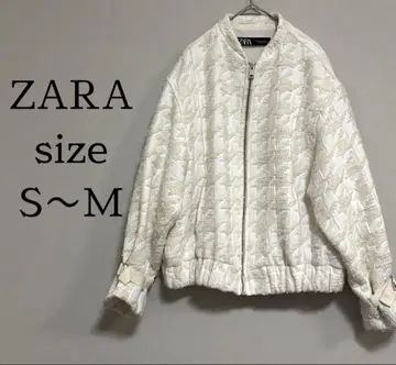 ZARA 자카드 봄버 자켓 사이즈 jS~M