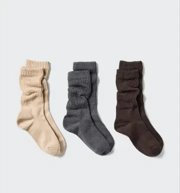 UNIQLO 루즈 삭스 3색