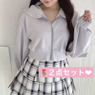 2세트 프릴, 바브미, 스카이블루 계열, 양산형, 걸리시, 앙크루즈
