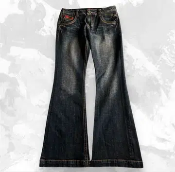 Archive 00s flare denim pants y2k 헤이세이 v