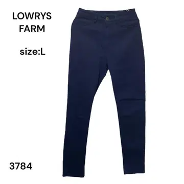 로리즈팜 LOWRYS FAM 캐주얼 팬츠 L 네이비