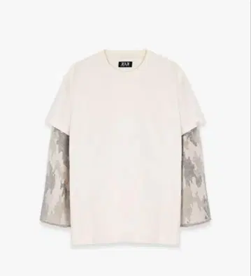 FAF CAMO DOUBLE SLEEVE TEE (ECRU)
