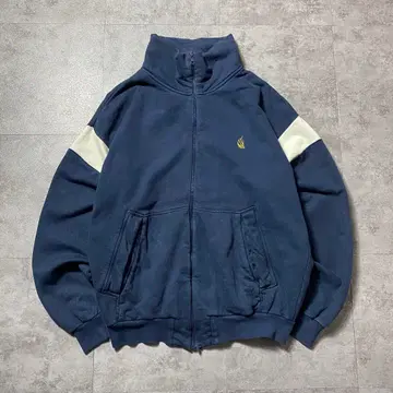 90s 노티카 자수 원포인트 네이비 지퍼 맨투맨