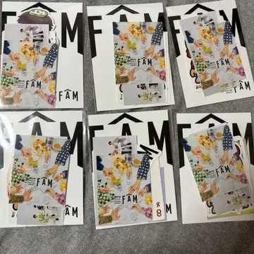 timelesz FAM 스티커 6종 세트
