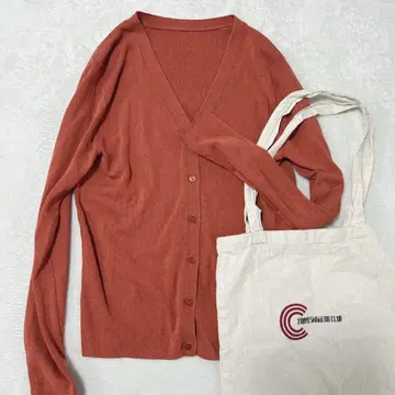 무인양품 MUJI 면/아세테이트 가디건 겉옷 냉방병 예방 캐주얼 M