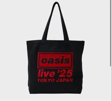 미개봉 새상품 oasis 토트백 라이브'25 live Tokyo 매진