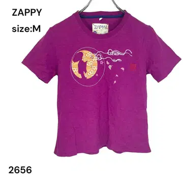 ZAPPY 셔츠 상의 일본풍 패턴 반팔 M 일본풍 멋짐