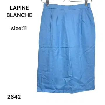 LAPINE BLANCHE 스커트 11 무릎 기장 레이온 스타일리시