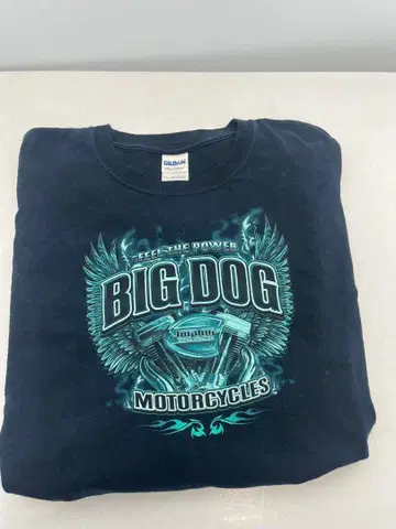 90s BIG DOG MOTORCYCLES 긴팔 티셔츠 블랙