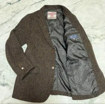 [ 새상품급 ] 해리스 트위드 더 더퍼 테일러드 자켓 안감 페이즐리 XL