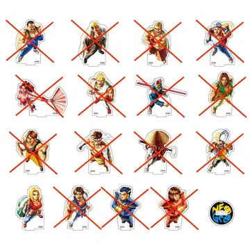 SNK 리얼바우트  PIXEL 아크릴 스탠드 앙기 마리
