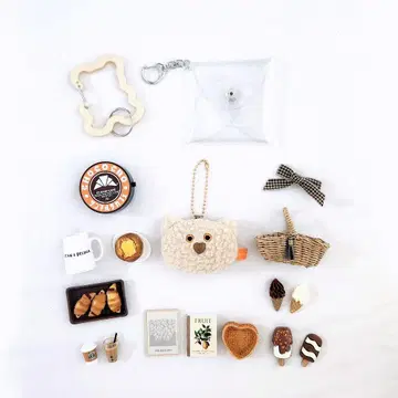 가챠  파우치용 & 부품 묶음 판매 DEAN&DELUCA mojojo 외