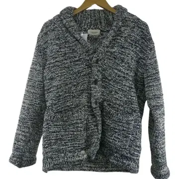 UNITED ARROWS 숄카라 가디건 S 멜란지 니트