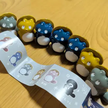 멍한 아기 너구리 소프트 비닐 피규어 3개 묶음 판매