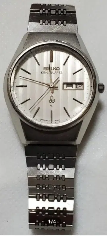 [ 작동품 ] SEIKO KING QUARTZ 손목시계 제네바 사양