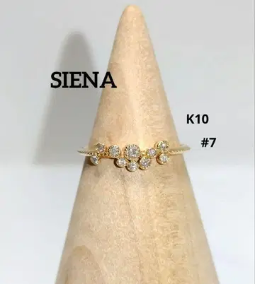 SIENA 시에나 K10 다이아몬드 별자리 반지 황소자리