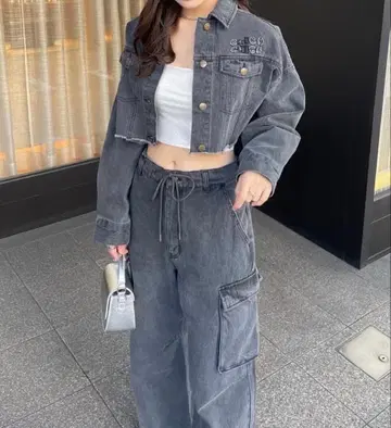 Chico 그레이 데님 셋업