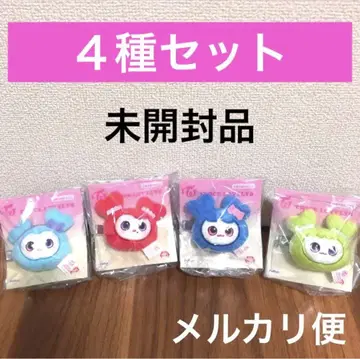 4종 세트 봉제 인형 마스코트