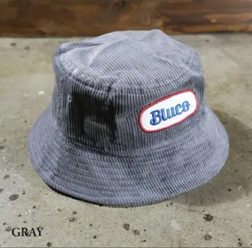 시착만 한 상품! BLUCO 부루코 코듀로이 버킷 햇 그레이
