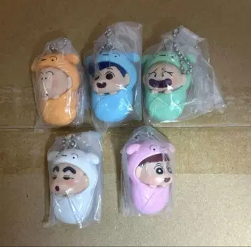 짱구는 못말려(크레용 신짱) 오쿠루미 baby 스윙 5종 컴프 가챠 키링