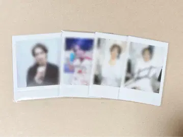 하시모토 신이치 폴라로이드 4장 세트 1장 사인 포함