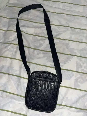 Armani Exchange 블랙 숄더백
