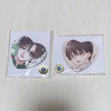 언니의 스이군 복권 메이트 하트형 캔뱃지 E-1 E-8