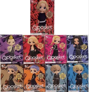 도쿄 리벤저스 Qposket 9체 피규어 세트 [새상품, 미개봉]