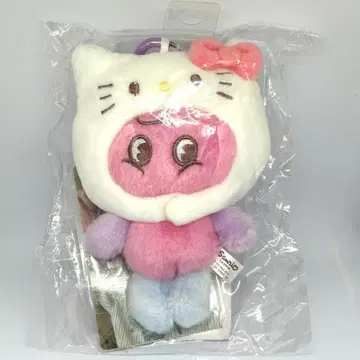 SHINee KEY 키 복슬복슬 키티 봉제 인형 키링 트레이딩 카드 포함