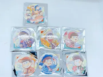 오소마츠 6쌍둥이 10주년 기념 트레이딩 빅 캔뱃지 전종 컴플리트