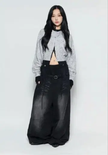 S blasted belt sweat pants theredthread