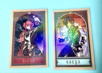 원신 한국 한정판 호요랜드 칠성 소환 카드 가이아 딜루크