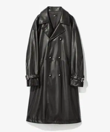 HARE 레더 트렌치코트 2024