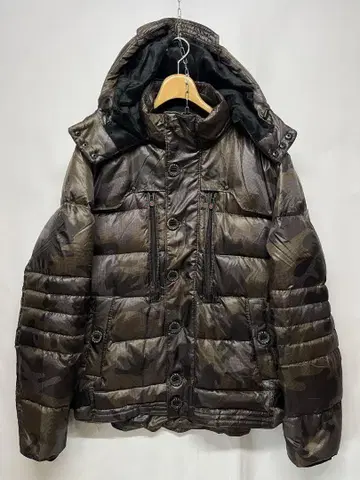깨끗한 WELLENSTEYN 카모플라쥬 남성용 다운 자켓 L
