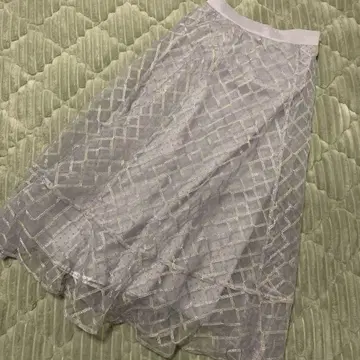 에블린 체크 무늬 스커트