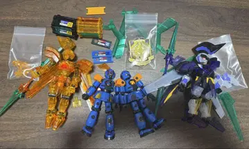 종이상자 전사 LBX 프라모델 오딘 클리어ver
