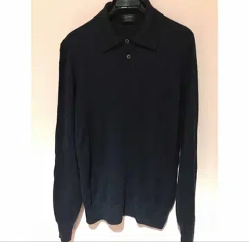 최종 가격! JIL SANDER 울 긴팔 니트 피케 셔츠 사이즈 48