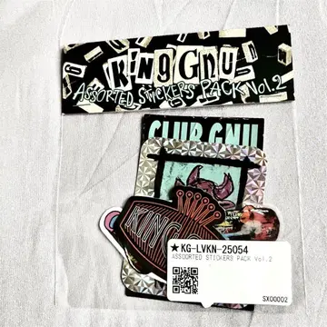 새상품! King Gnu ASSORTED STICKERS PACK 스티커